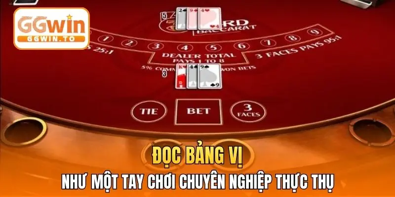 Đọc bảng vị như một tay chơi chuyên nghiệp thực thụ