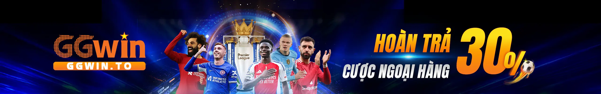 ggwin - Hoàn trả 30% cược ngoại hạng