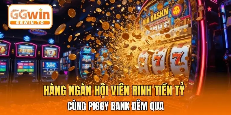 Hàng ngàn hội viên rinh tiền tỷ cùng Piggy Bank đêm qua