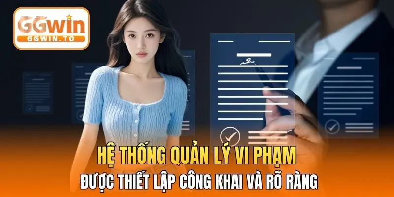 Hệ thống quản lý vi phạm được thiết lập công khai và rõ ràng